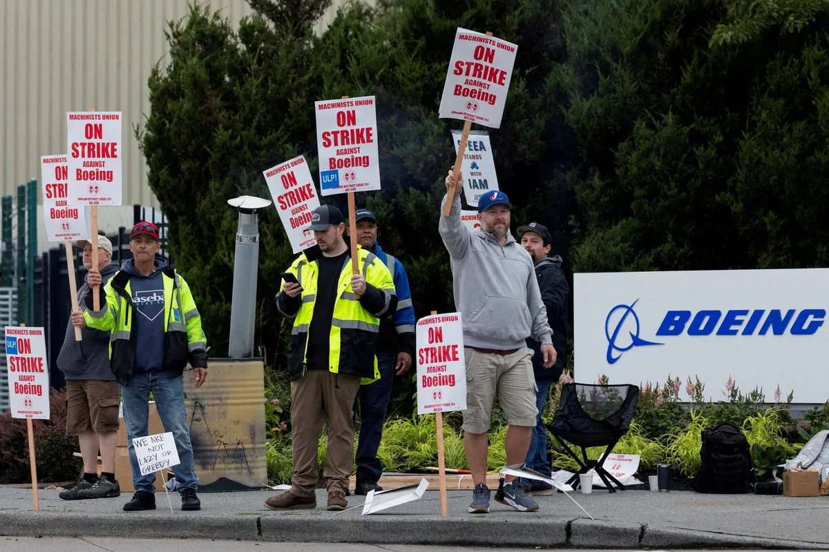 Boeing propose une offre finale pour mettre fin à la grève des machinistes