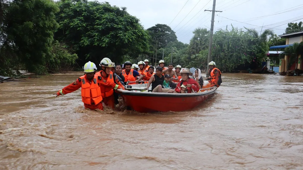 Typhon Yagi en Birmanie : le bilan s'alourdit à 419 morts