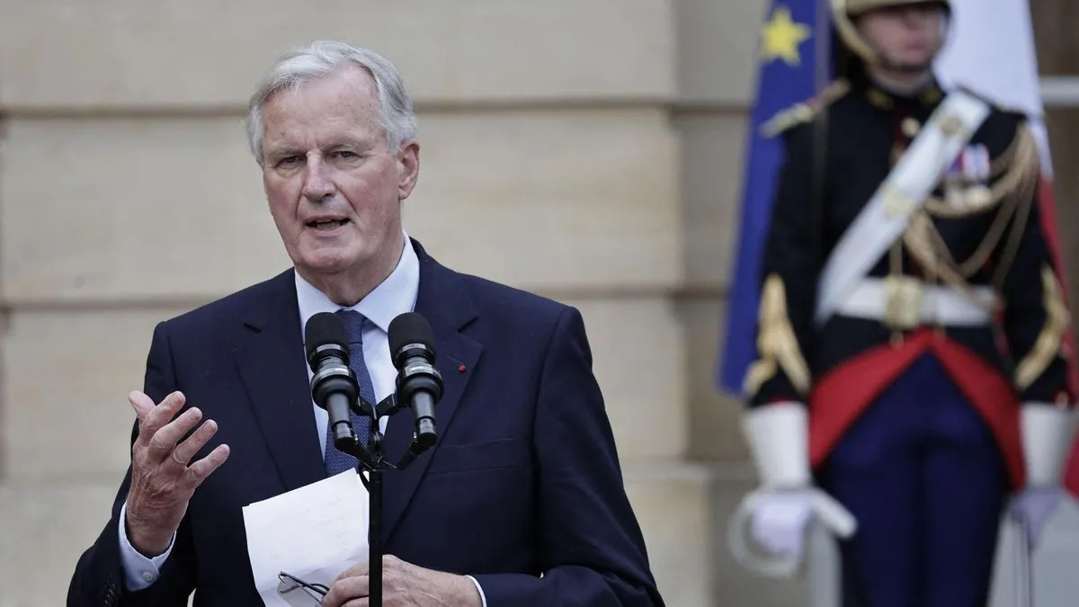 Michel Barnier face au défi de sa déclaration de politique générale