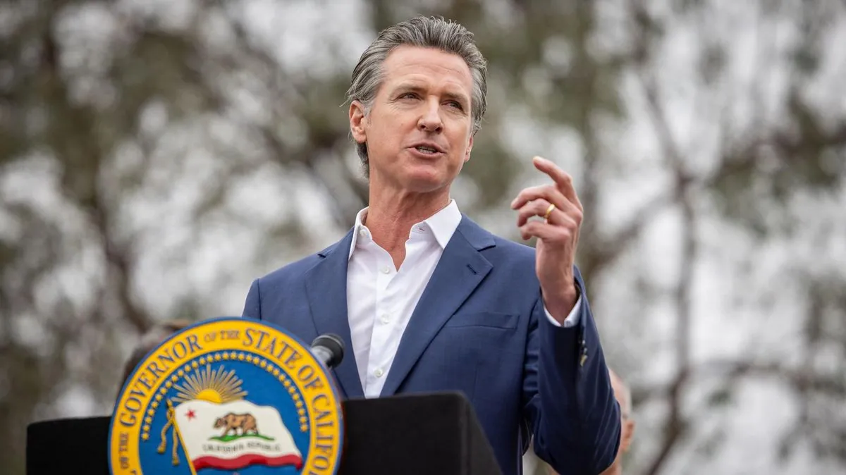 Newsom oppose son veto à une loi stricte sur l'IA en Californie