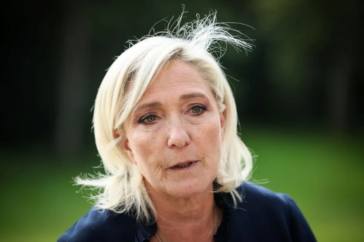 Marine Le Pen témoigne dans l'affaire des assistants parlementaires du RN