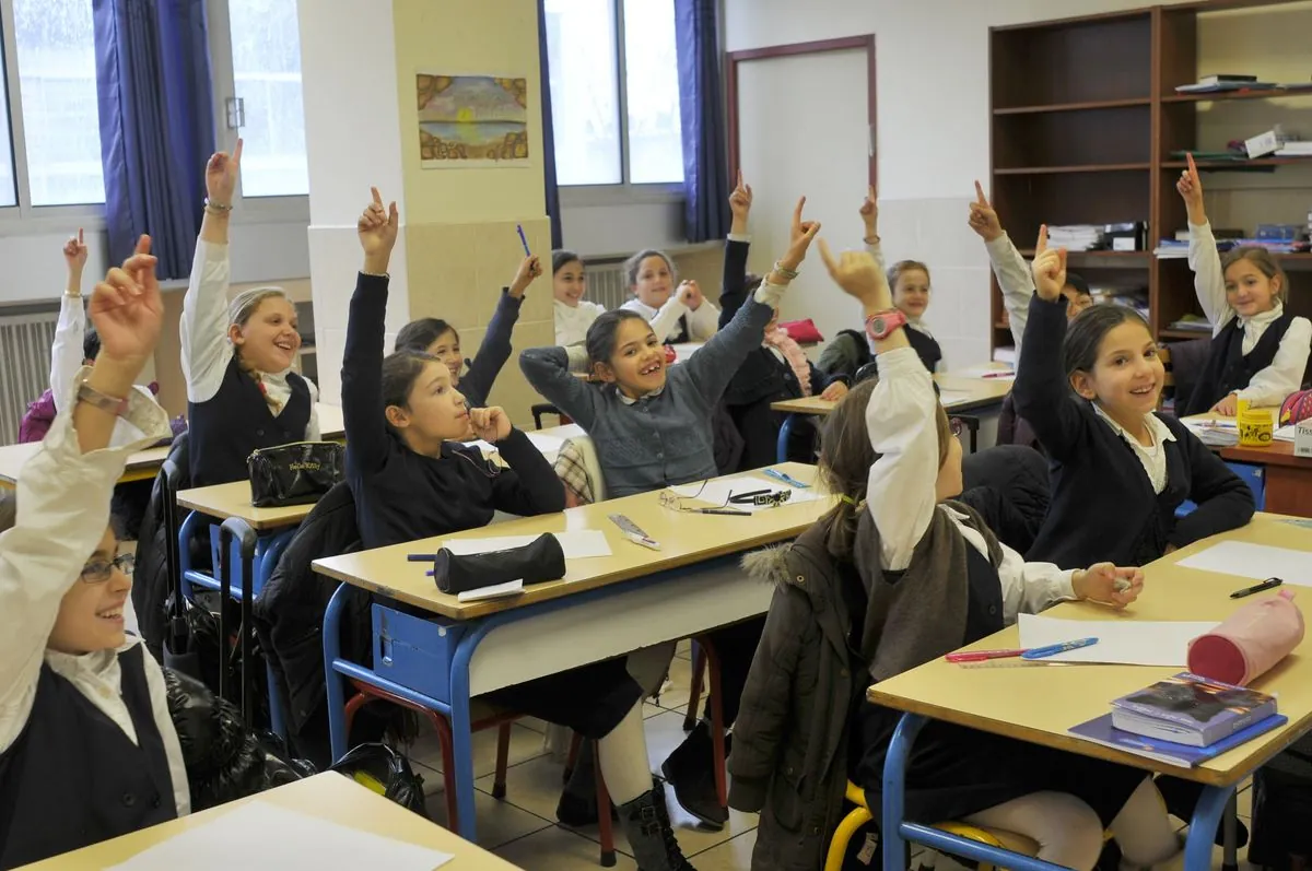 Hausse des inscriptions dans les écoles juives françaises