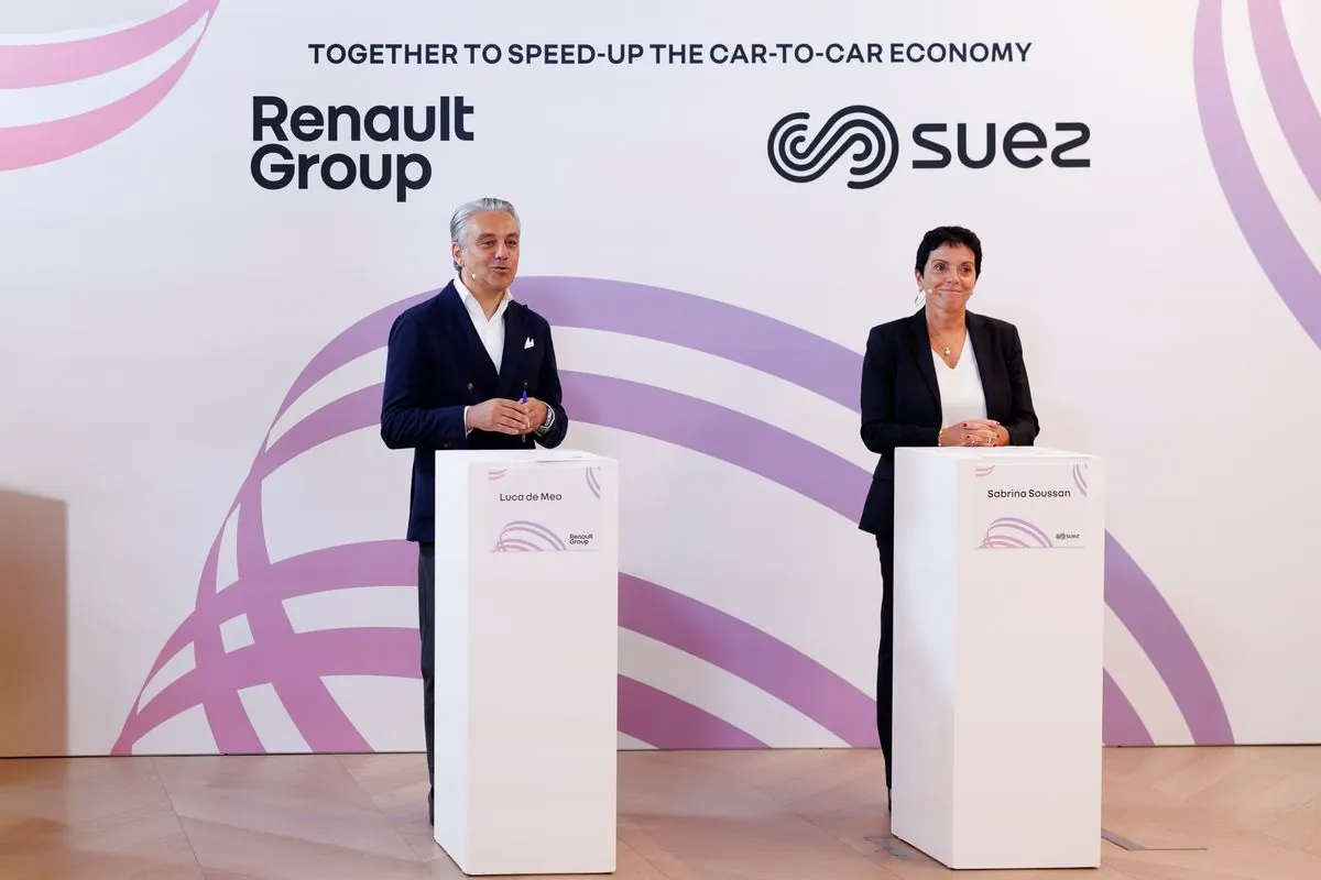 Renault et Suez s'allient pour dominer le recyclage automobile européen