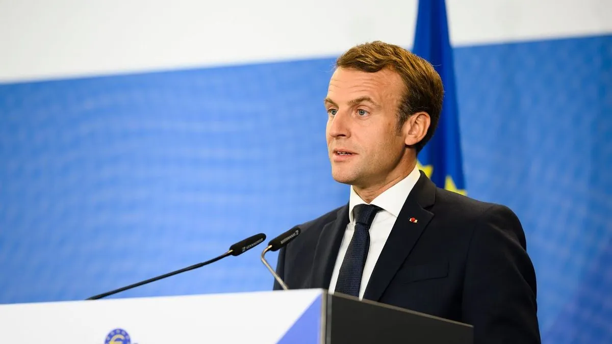 Macron appelle à cesser les livraisons d'armes à Israël pour Gaza