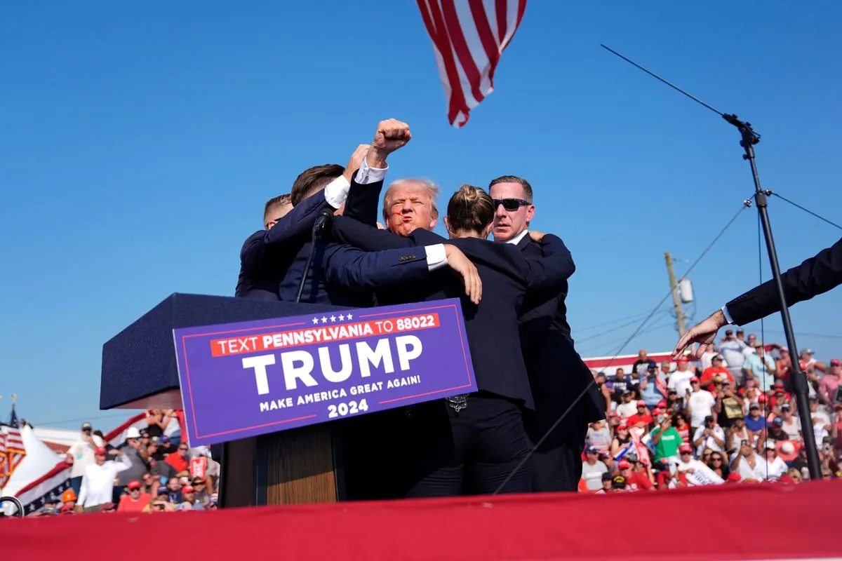 Trump défie ses adversaires lors d'un rassemblement à Butler