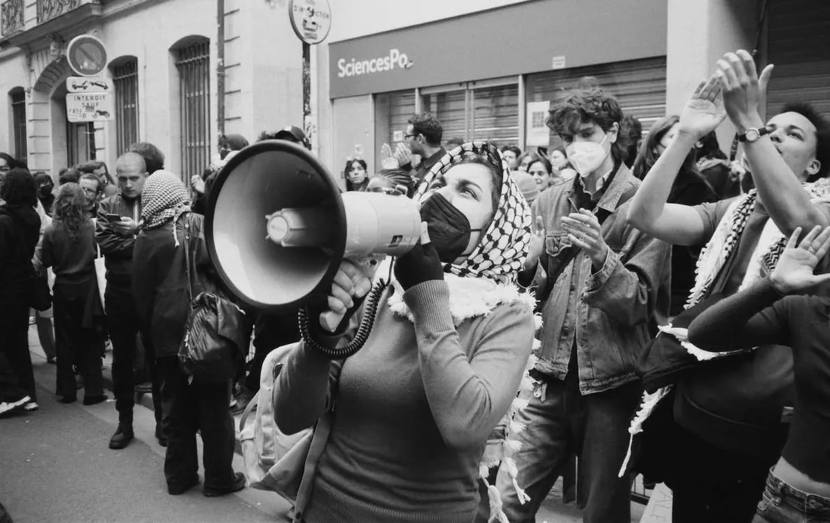 Manifestation pro-palestinienne à Sciences Po Paris : intervention policière