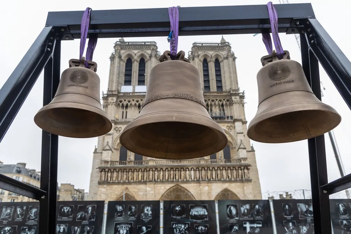 Les cloches historiques de Notre-Dame sonnent à nouveau après 5 ans de silence