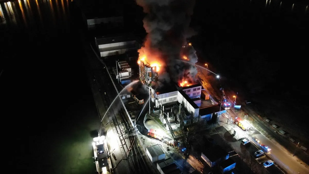 Un feu nocturne frappe une installation Seveso près de Rennes