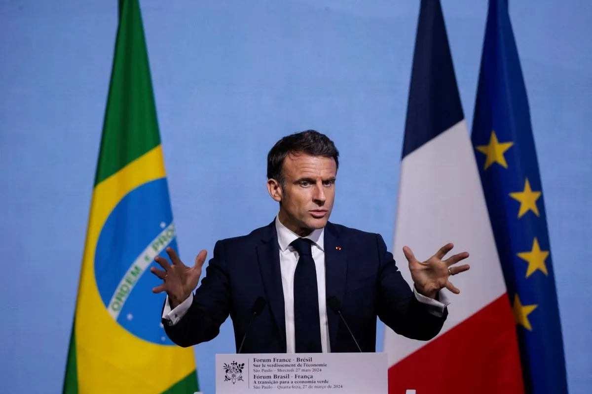 Macron refuse le traité UE-Mercosur et parle de la situation en Ukraine