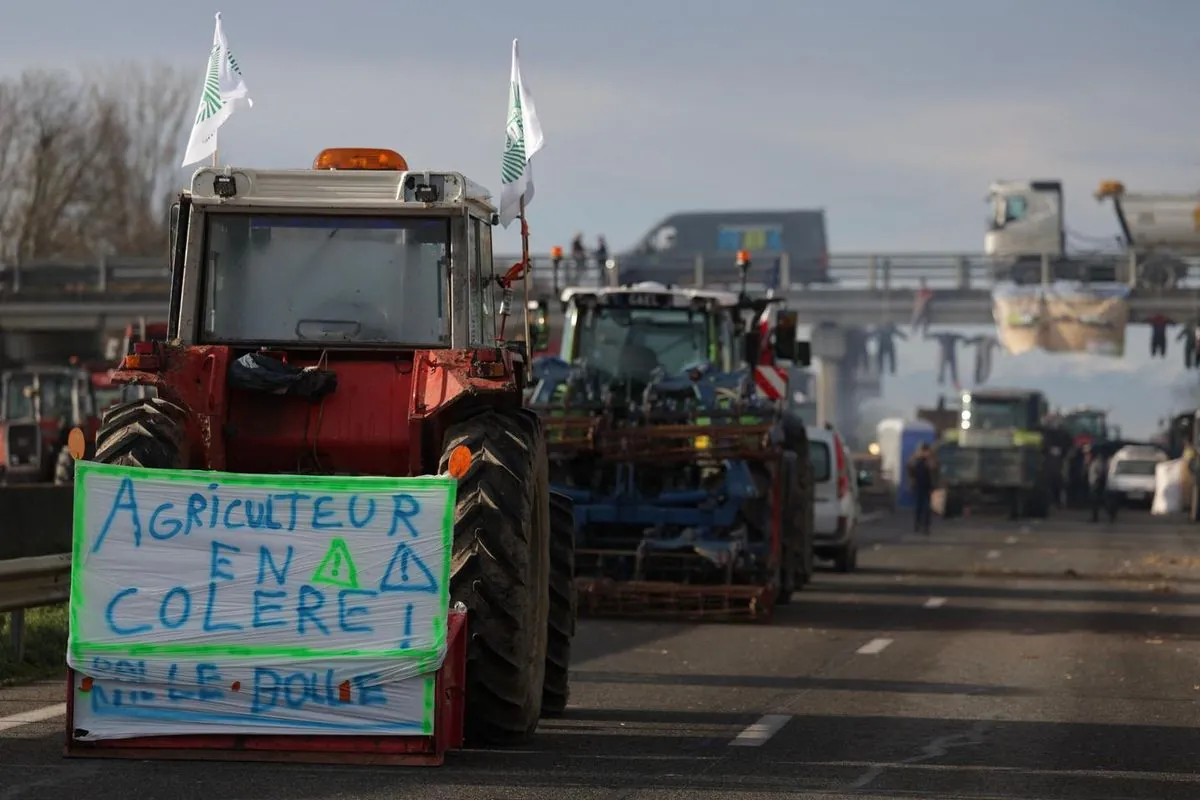 Les agriculteurs français en colère: nouvelle vague de protestations avant un vote crucial