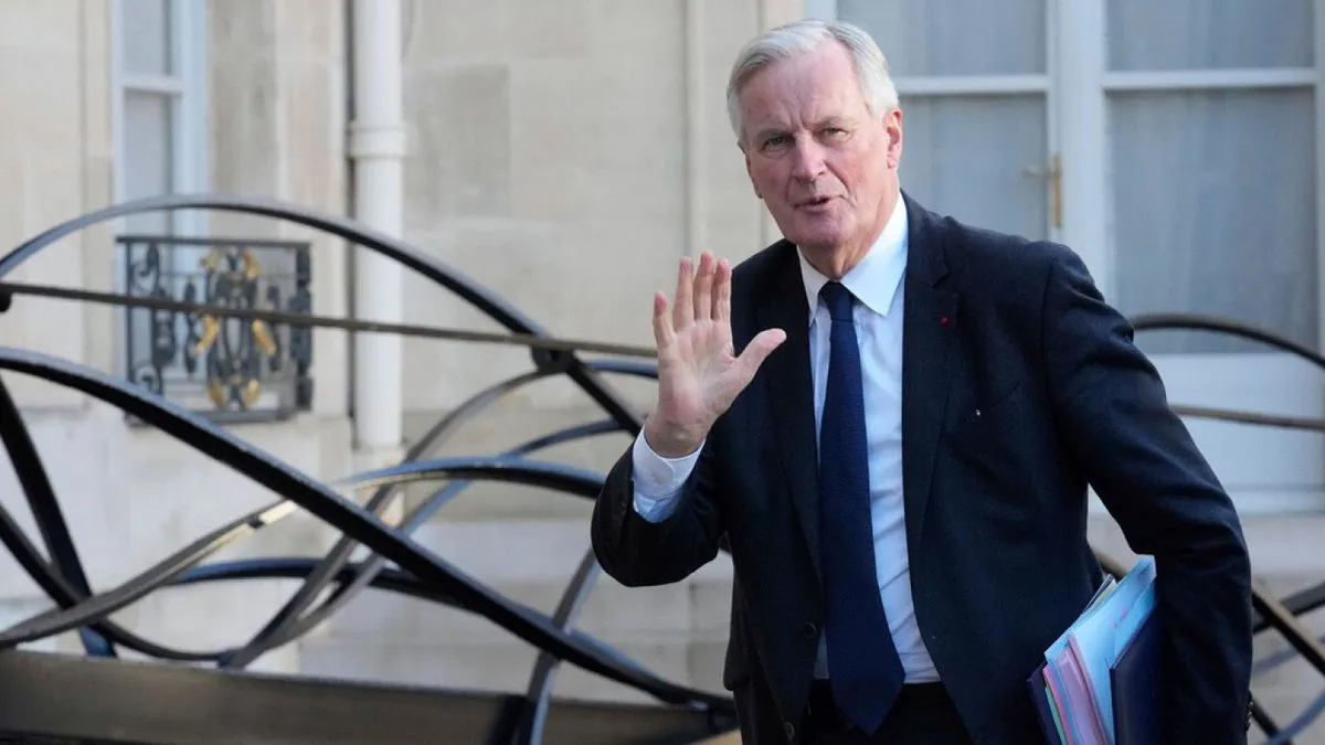 Michel Barnier fait des concessions surprenantes sur l'électricité et la santé