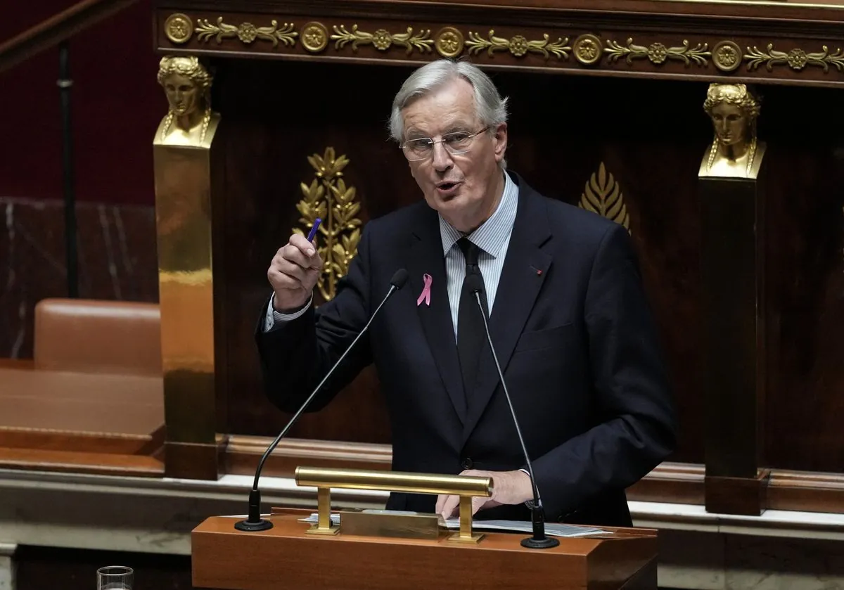 Michel Barnier face à une motion qui pourrait faire basculer son gouvernement