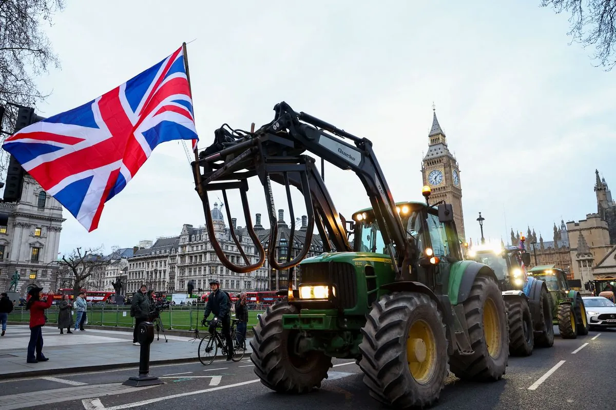 Un changement fiscal qui met en colère les agriculteurs britanniques