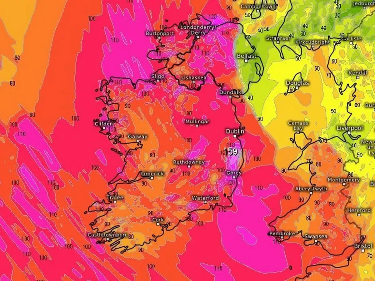 La tempête Darragh frappe la France: 11 départements en alerte