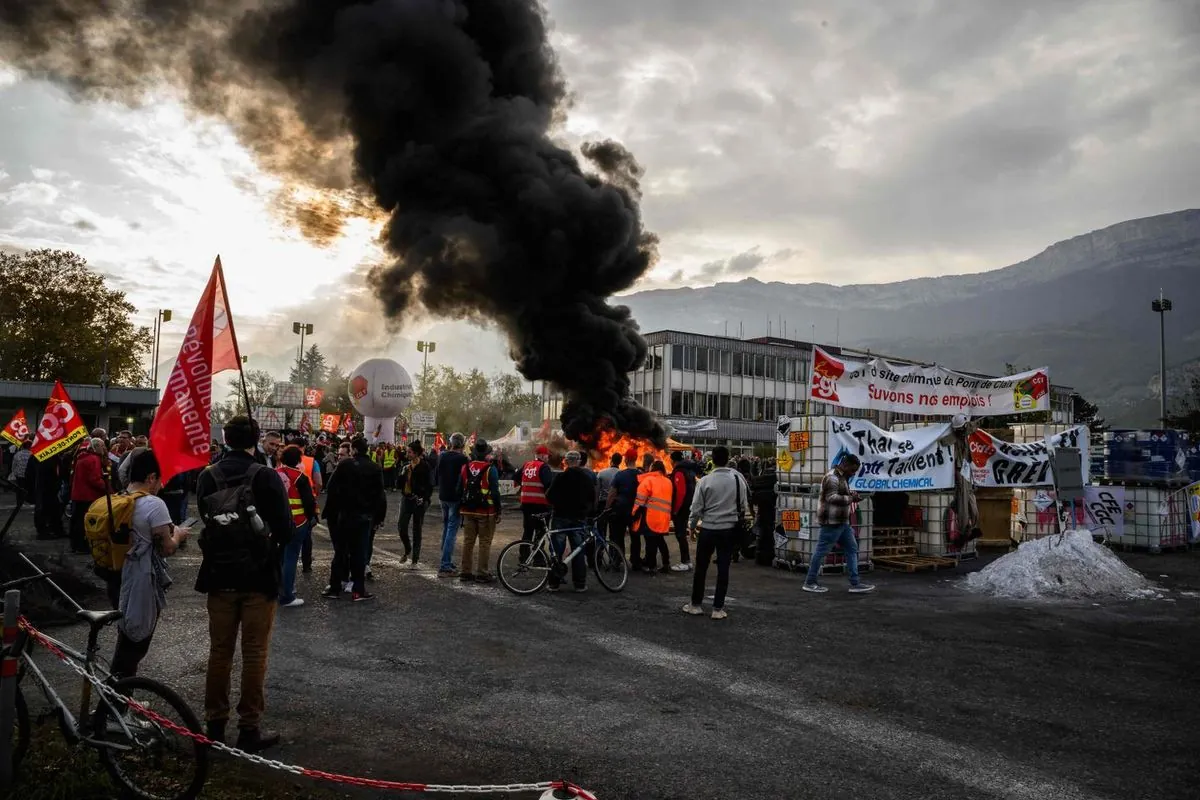 Les employés de l'usine chimique face à une vague de licenciements dans l'Oise